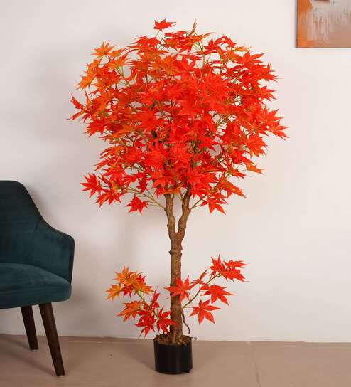 6Ft Artificial Japanese Maple Tree Plant with Pot