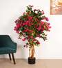 6Ft Artificial Bougainvillea Flower Tree Plant with Pot