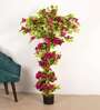 6Ft Artificial Bougainvillea Flower Tree Plant with Pot