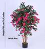 6Ft Artificial Bougainvillea Flower Tree Plant with Pot