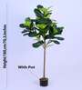 6Ft Artificial Fiddle Leaf Fig Tree Plant with Pot