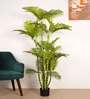 6Ft Artificial Golden Areca Palm Tree Plant with Black Pot