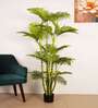 6Ft Artificial Golden Areca Palm Tree Plant with Black Pot