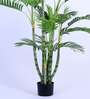 6Ft Artificial Golden Areca Palm Tree Plant with Black Pot