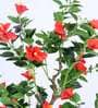 6Ft Artificial Hibiscus Flower Plant with Pot