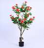 6Ft Artificial Hibiscus Flower Plant with Pot