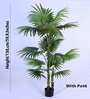 6Ft Artificial Palmetto Palm Tree Plant with Pot