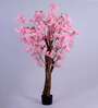 6Ft Artificial Pink Blossom Tree Plant with Pot