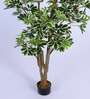 6Ft Artificial Umbrella Schefflera Tree Plant with Pot