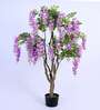 6Ft Artificial Wisteria Flower Tree Plant with Pot
