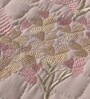 6Pc Camro Rose Ebroidered Comforter Bundle With Quilted Bedcover,Pillow Shams & Cushions