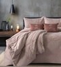 6Pc Camro Rose Ebroidered Comforter Bundle With Quilted Bedcover,Pillow Shams & Cushions