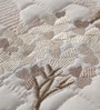 6Pc Cloud Pink Ebroidered Comforter Bundle With Quilted Bedcover,Pillow Shams & Cushions
