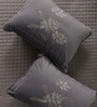 6Pc Muted Plum Ebroidered Comforter Bundle With Quilted Bedcover,Pillow Shams & Cushions