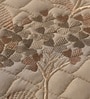 6Pc Sand Ebroidered Comforter Bundle With Quilted Bedcover,Pillow Shams & Cushions