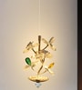6W Gold Crystal Leaf Pendant Light