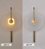 6W Modern Glass LED Wall Lamp with 3 Light Modes