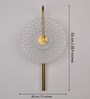 6W Modern Glass LED Wall Lamp with 3 Light Modes