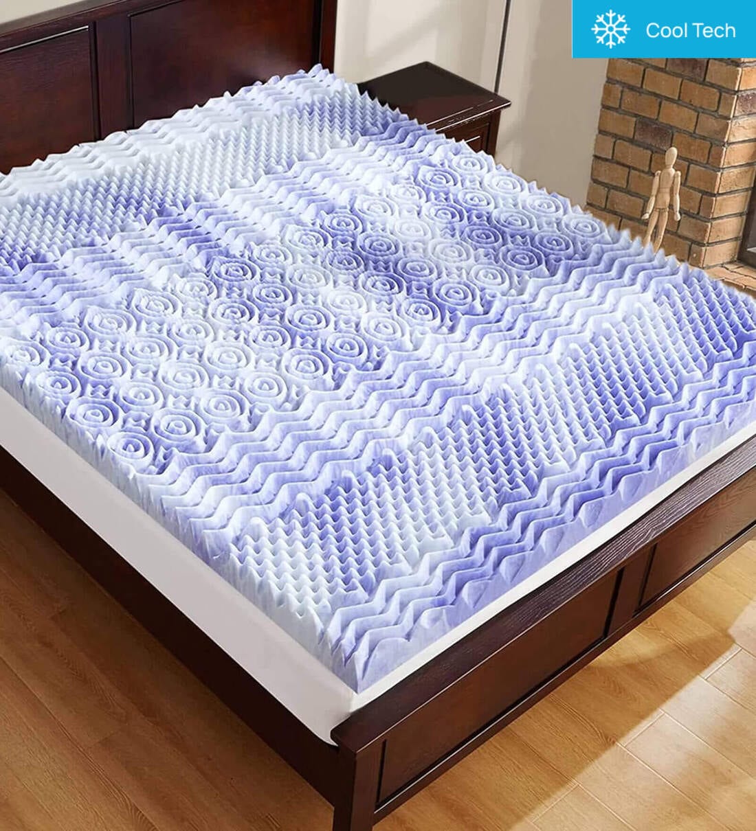 Buy Zoned Body Support Gel Memory Foam Inch King Size Soft