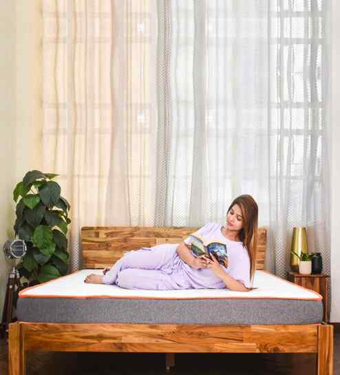 7-Zone Dual Comfort 4 Inch HR Foam Queen Size Mattress