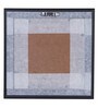Brown Beads Raw Silk Framed Wall Art