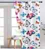 Butterfly Cotton Floral 7ft Door Curtain (1 Pc)