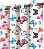 Butterfly Cotton Floral 7ft Door Curtain (1 Pc)