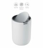 7 Litre Black Stainless Steel Dustbin