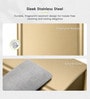 7 Litre Gold Stainless Steel Dustbin