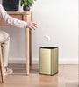 7 Litre Gold Stainless Steel Dustbin