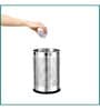 7 Ltr Silver Stainless Steel Open Top Dustbin