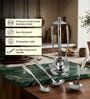 7-Piece Kitchen Tool Set | Stainless Steel Cooking Utensils with Stand | Includes Ladle, Pasta Server, Potato Masher, Skimmer, Slotted Turner & Serving Spoon