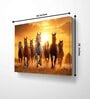 7 Running Horses Canvas Painting