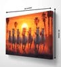 7 Running Horses Canvas Painting