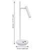 7 Watt White Metal LED Table Lamp