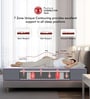 7-Zone With Posture Contour Tech. HR Foam 10 Inches Queen Size Mattress in White Colour