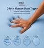 7 Zoned Body Support Memory Foam 2 Inch King Size Soft Mattress Topper 7 Zoned Body Support Memory Foam 2 Inch King Size Soft Mattress Topper