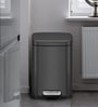 70 Litre Grey Plastic Dustbin