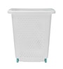 70 Ltr Polypropylene White Laundry Basket
