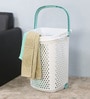 70 Ltr Polypropylene White Laundry Basket
