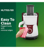 Philips 700W White Juicer Model No:(HL7705-00)