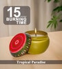 Tropical Paradise Scented Tin Candle 70g