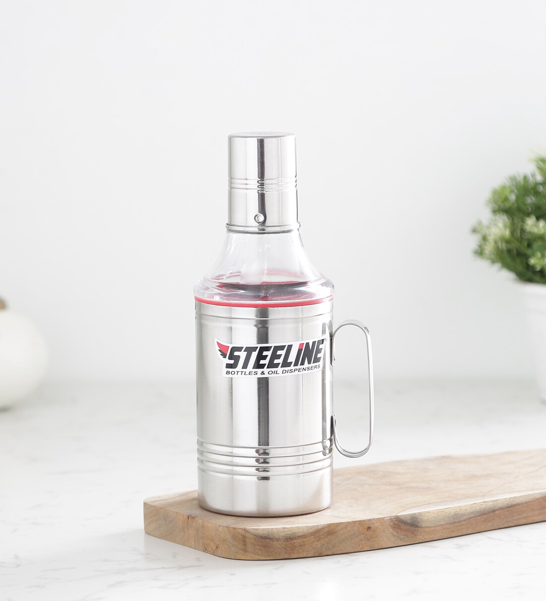 Buy 750 ml Stainless Steel Airtight Oil Dispenser with Leak Proof lid at 16 OFF by STEELLINE