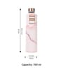 750 ml Borosilicate Glass with Protective Silicone Sleeve Water Bottle