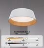 75W Drum Shape LED Ceiling Chandelier with 3 Color Modes