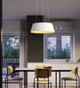 75W Drum Shape LED Ceiling Chandelier with 3 Color Modes