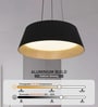 75W Drum Shape LED Ceiling Chandelier with 3 Light Modes