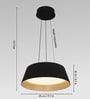 75W Drum Shape LED Ceiling Chandelier with 3 Light Modes