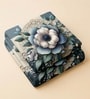 Green 7D Digital Printed Floral Queen Size Bedsheet Sheet with 2 Matching Pillow Covers
