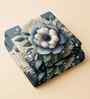7D Printed Floral Microfiber Queen Size Double Bedsheet with Pillow Covers